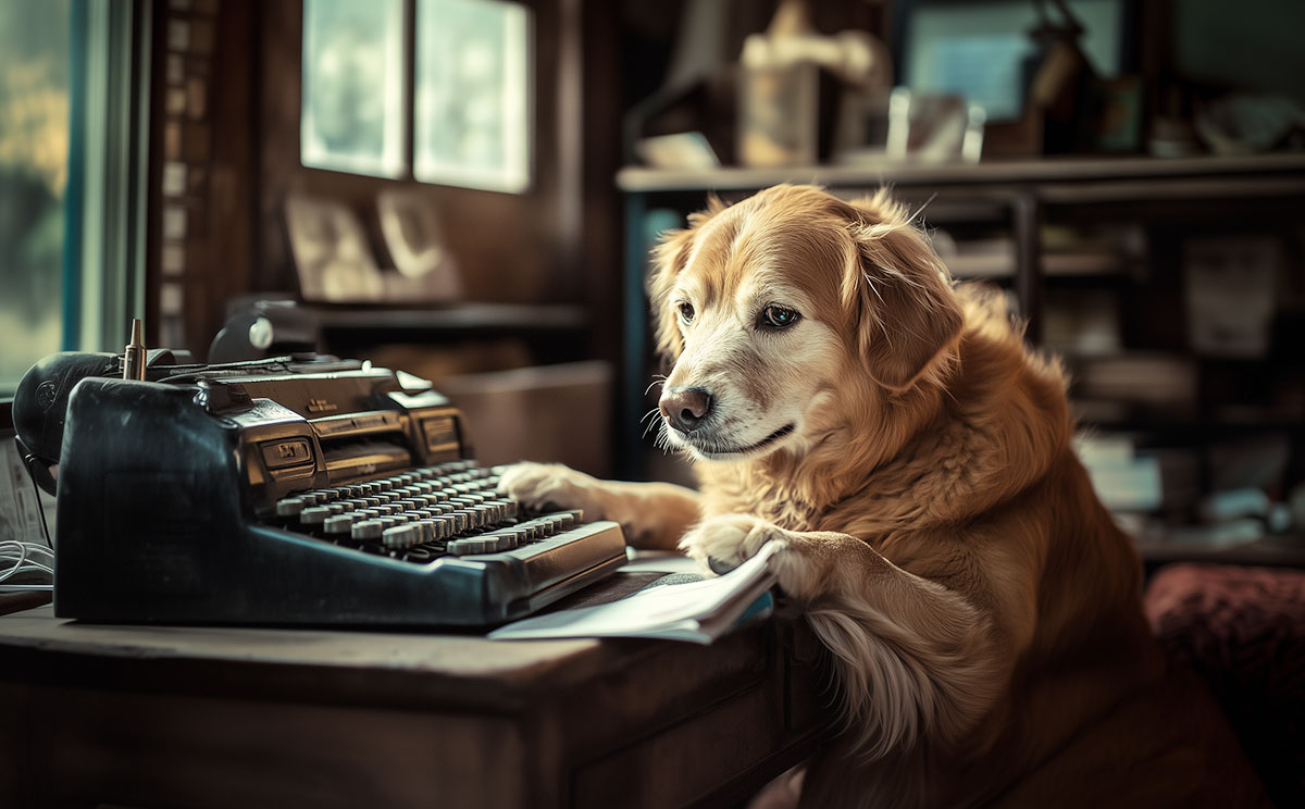 Click Clack Bark: Dogs Who Type